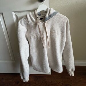 Abercrombie & Fitch Women's Beige Hoodie Sweater